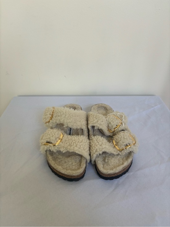 Birkenstock Shoes - Birkenstock Arizona Big Buckle Shearling Sandals Sz 7 Eu 38 Narrow teddy New